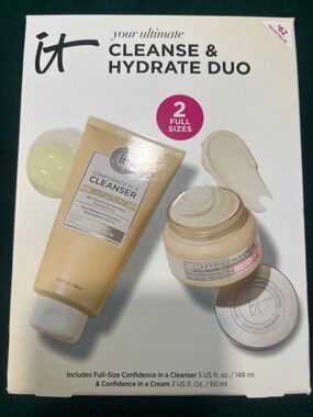 it cosmetics Cleanse & Hydrate Duo - White, Cream, Gold